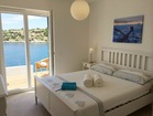 Pogled iz spalnice na morje - apartma tik ob morju, Korčula