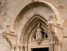 Entering portal of the cathedral of St. Marc