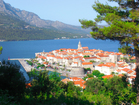 Romantic Korcula old town on Korcula Island